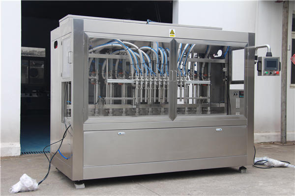 په بوتلونو کې د بشپړ اتومات اتومات ډک ماشین