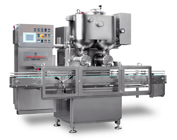 د دوه سرونو نیمه اتوماتیک میوه جام جام ډکولو ماشین 