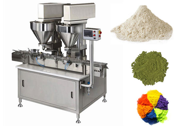 د اتوماتیک 2 سرونو پوډر ډکولو ماشین