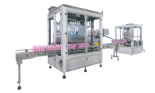 د سټینلیس سټیل اتوماتیک صابون ډکولو ماشین 