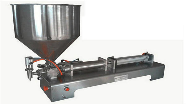 د واحد سر نیمه اتومات عمودی عمودي پیسټ ډکولو ماشین 