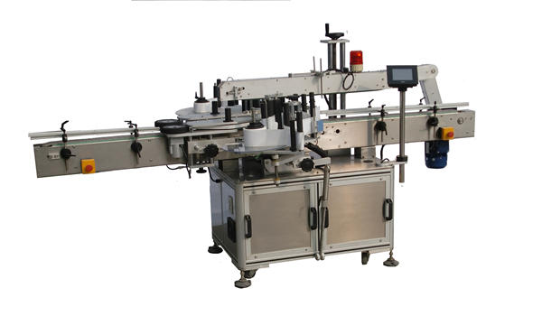 د شیمپو لپاره د پلاستيکي بوتل ډبل سایډونو لیبل کولو ماشین